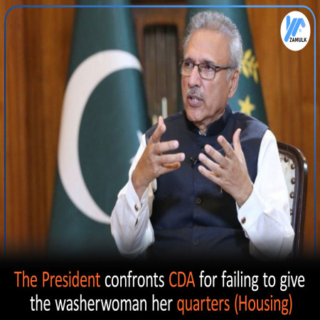 The President confronts CDA for failing to give the washerwoman her quarters (Housing)