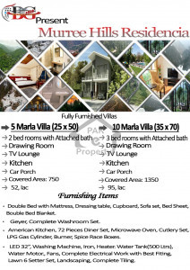 5 Marla Fully Furnished Villa in Murree
