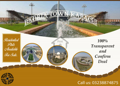 Residential Plots Available For Sale In Precinct 15-A  Bahria Town Karachi