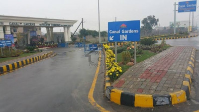 12 Marla Plot in Canal Garden Society