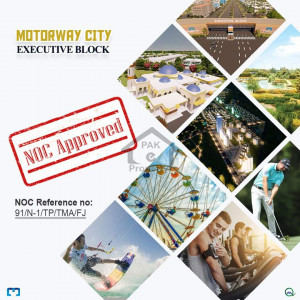 Motorway city executive block - 5 marla - plot for sale.