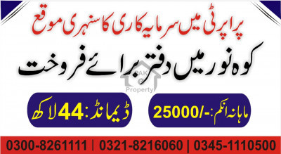 Offices For Sale With Good Rental Income For Investment At Prime Location Faisalabad