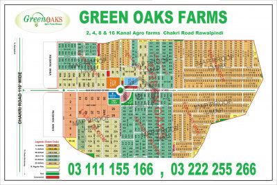 Green Oaks Farms 2 & 4 kanal farm house for sale on installments