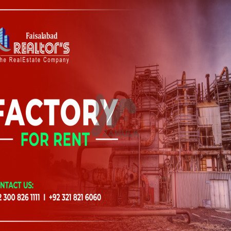 6 Kanal Factory For Stitching Unit  ,   On Rent At Locations Jaranwala Road Of Faisalabad