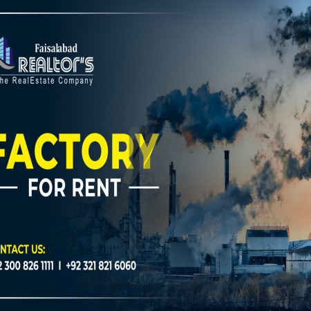 3 Kanal Factory For  ,  , Warehouse On Rent At Locations Small Estate Sargodha Road Of Faisalabad