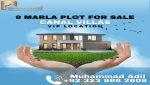 9 Marla Plot For Sale In Canal Villas Faisalabad