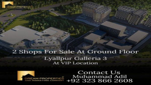2 Shops Available For Sale At Ground Floor Lyallpur Galleria 3 Faisalabad