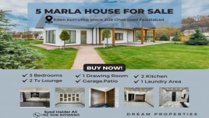 5 Marla House Available For Sale at 208 Chak Road Faisalabad