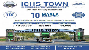 ICHS TOWN 10 Marla Plot for sale