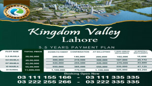 Kingdom Valley Lahore 5 Marla Plot for sale