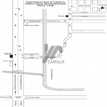 10 Marla Corner Plot for sale in Pathan Colony Rachna Town