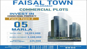 Faisal Town 5 Marla Commercial plot for sale