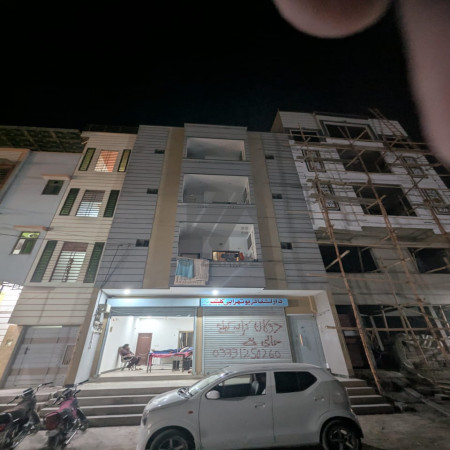 Ideal Investment: Building with 2 Shops & 3 Apartments – Saadi Town Block 3