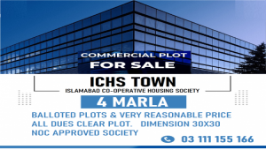 ICHS TOWN 10 Marla plot for sale